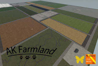 AK Farmland Flat 4-fold Map V1.0 FS22